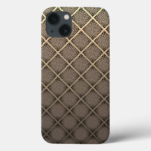 Moderne Mozaïek Diamanten Dierenprint Case-Mate iPhone Case (Achterkant)