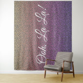 Moderne Mozaïek Dierprint Regenboog Wandkleed (In situ)