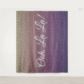 Moderne Mozaïek Dierprint Regenboog Wandkleed (Voorkant)