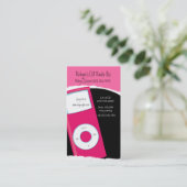 Moderne MP3-speler DJ RADIO-Visitekaartje Visitekaartje (Staand voorkant)