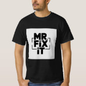 Moderne Mr. Fix It Logo T-shirt (Voorkant)