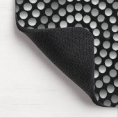 Moderne muismat, zwart, grijs, abstract muismat (Hoek)