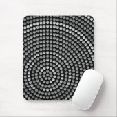Moderne muismat, zwart, grijs, abstract muismat (Met muis)