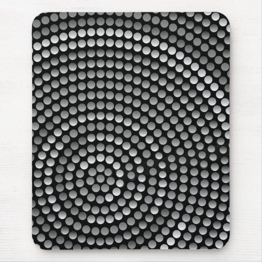 Moderne muismat, zwart, grijs, abstract muismat (Voorkant)