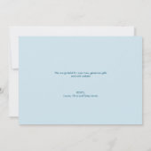 Moderne Multi Baby foto's Pasgeborene Geboorte Bedankkaart (Achterkant)