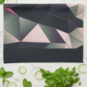 Moderne Multi-Color Polygons keukenhanddoek (Gevouwen)
