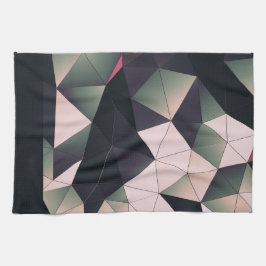 Moderne Multi-Color Polygons keukenhanddoek