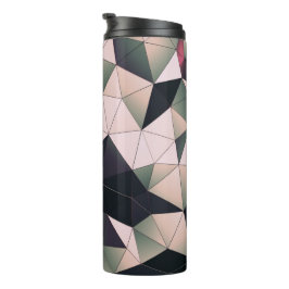 Moderne Multi-Color Polygons Thermal Tumbler Thermosbeker