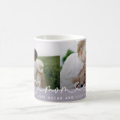 Moderne multi-foto beste moeder ooit schattig hart koffiemok (Center)