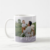 Moderne multi-foto beste moeder ooit schattig hart koffiemok (Links)