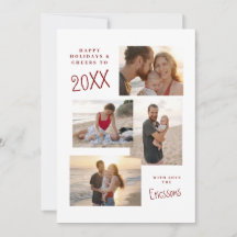 Moderne Multi-Foto-Collagekaart