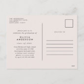 Moderne, multi-foto grafische geometrische terraco feestdagenkaart (Achterkant)