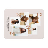 Moderne, multi-foto grafische geometrische terraco magneet (Horizontaal)