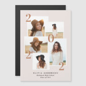 Moderne multi foto grafische geometrische terracot (Voorkant / Achterkant)