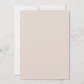 Moderne multi foto handgeschreven beige afstudeerc kaart (Achterkant)