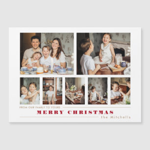 Moderne multi-foto kerstcollage