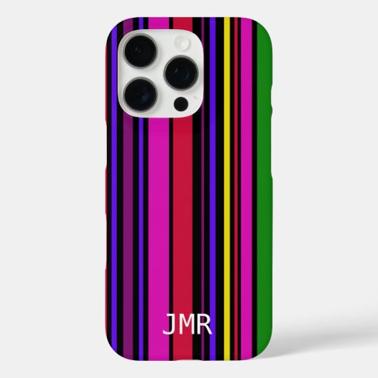 Moderne multi kleur barcode Designer Case-Mate iPhone Case (Achterkant)