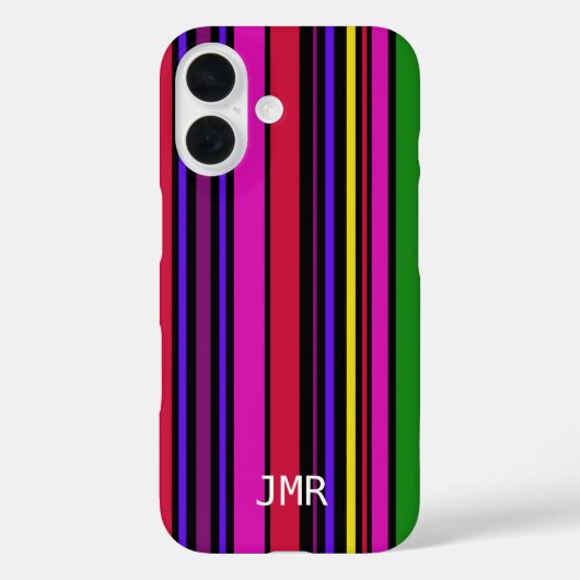 Moderne multi kleur barcode Designer Case-Mate iPhone Case (Achterkant)