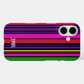 Moderne multi kleur barcode Designer Case-Mate iPhone Case (Achterkant (horizontaal))