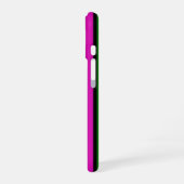 Moderne multi kleur barcode Designer iPhone 16 Hoesje (Linkerkant)