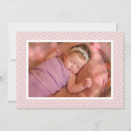 Moderne Multi Photo Announcement Card Aankondiging (Achterkant)