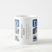 Moderne Multi Photo Grid Cute DAD Coffee Mok (Center)