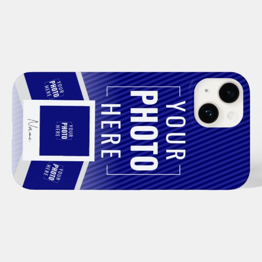 Moderne Multi Polaroid-foto Case-Mate iPhone Case (Achterkant (horizontaal))