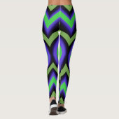 Moderne multicolor trendy "Ratti_Creative_Arts" Leggings (Achterkant)