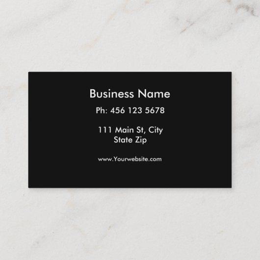 Moderne Multicolor Waterverven ventileren Abstract Visitekaartje (Achterkant)