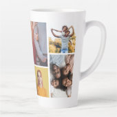 Moderne Multifoto-herinnering Latte Mok (Rechts)