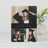 Moderne multifoto minimalistisch aankondiging (Staand voorkant)