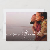 Moderne multifoto's met volledige afleding save the date (Voorkant)