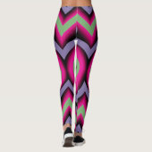 Moderne multikleur trendy "Ratti_Creative_Arts"   Leggings (Achterkant)
