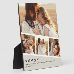Moderne Mumie Foto Strip Collage Fotoplaat