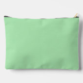Moderne Muntgroene Handgeschreven Script Monogram Etui (Achterkant)