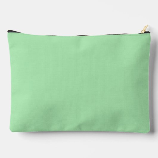 Moderne Muntgroene Handgeschreven Script Monogram Etui (Achterkant)