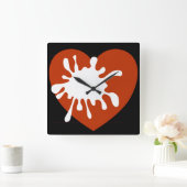 Moderne muur-Afrikaanse vormgeving van spreidende  Vierkante Klok (Huis)