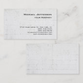 Moderne Muur Unieke Trendy Custom Visitekaartje (Voorkant / Achterkant)
