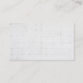 Moderne Muur Unieke Trendy Custom Visitekaartje (Achterkant)
