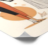 Moderne Muze – Abstracte Vrouwelijke Geometrie IV Poster (Hoek)