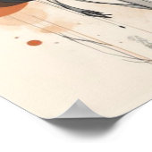 Moderne Muze – Abstracte Vrouwelijke Geometrie X Poster (Hoek)
