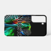 Moderne muziek klinkt samsung galaxy hoesje (Achterkant horizontaal)