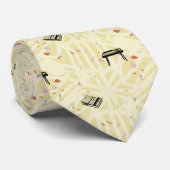 Moderne  muziek orgel tape graffiti 2 NT Stropdas (Opgerold)