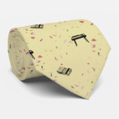 Moderne  muziek orgel tape graffiti 3 NT Stropdas (Opgerold)