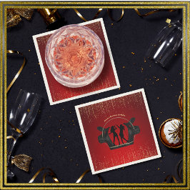 Moderne Muziek Party Karaoke Verjaardag Papier ser Servet