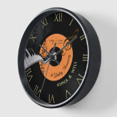 Moderne muziek piano vinyl 1e trouwverjaardag (Hoek)