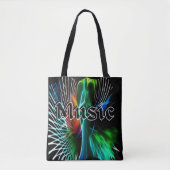  moderne muziek tote bag (Voorkant)
