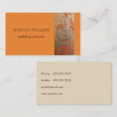 Moderne muziekminimalistische kunst visitekaartje (Voorkant / Achterkant)