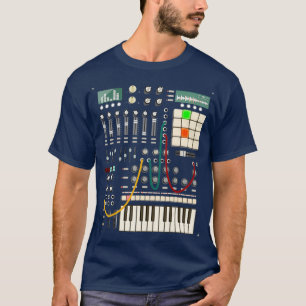 Moderne muziekproducent en elektronisch muzikant t-shirt