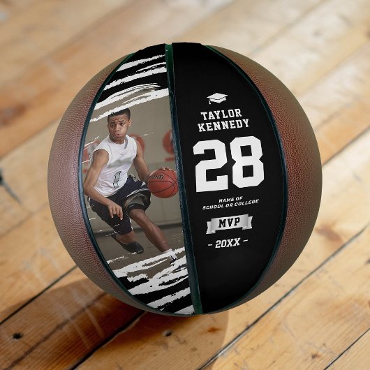 Moderne “MVP” Basketbal Afstudeerfoto Cadeau